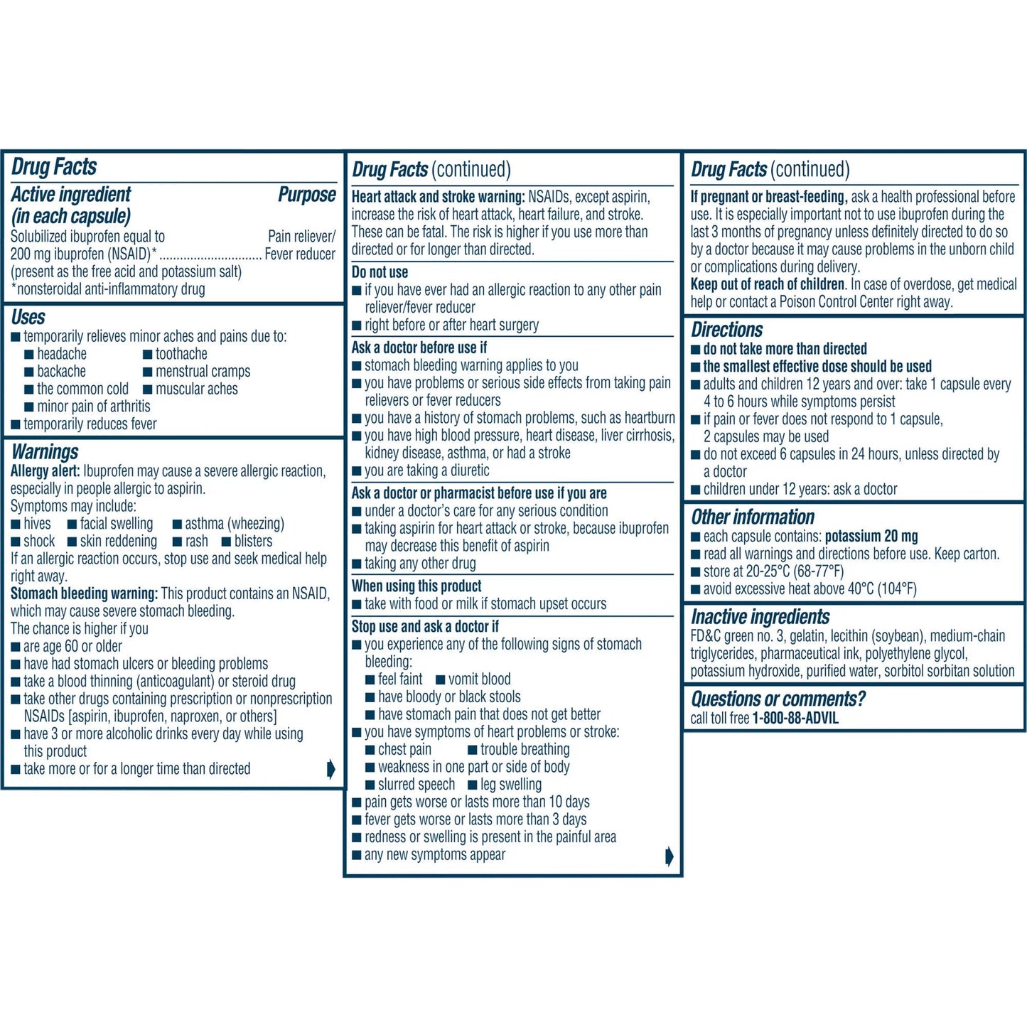 Advil® Cold & Sinus Liqui-Gels