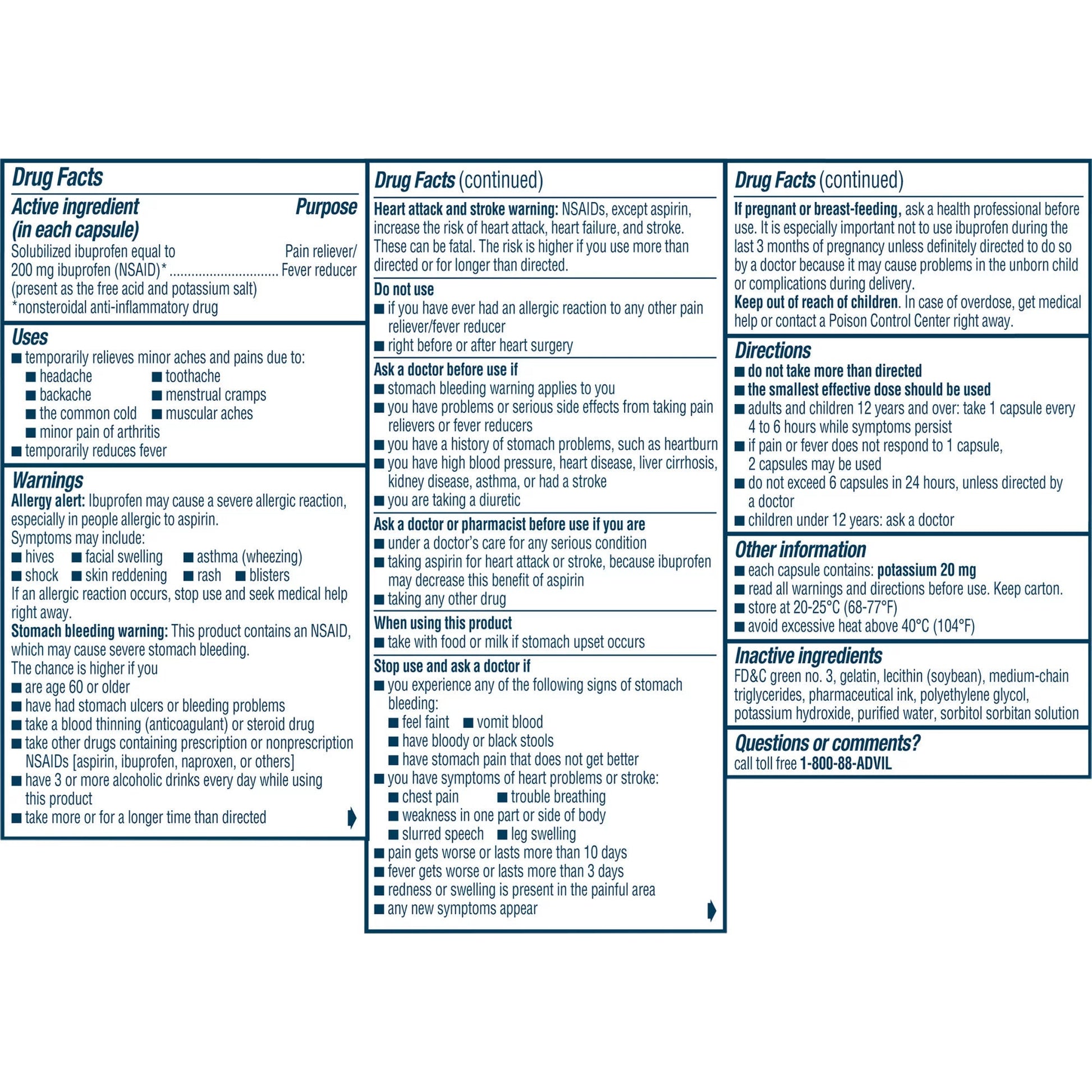 Advil® Cold & Sinus Liqui-Gels