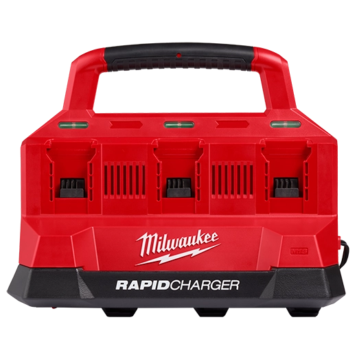 Milwaukee M18 Six Bay Rapid Charger w/ PACKOUT Compatibility 48-59-1809 | M18 Battery