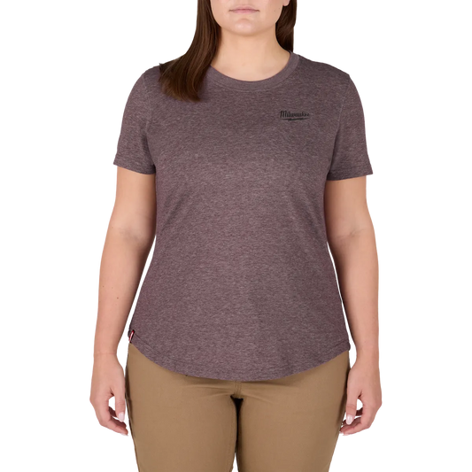 Milwaukee Women's FREEFLEX Hybrid Tee - Short Sleeve Purple XL F452P-XS