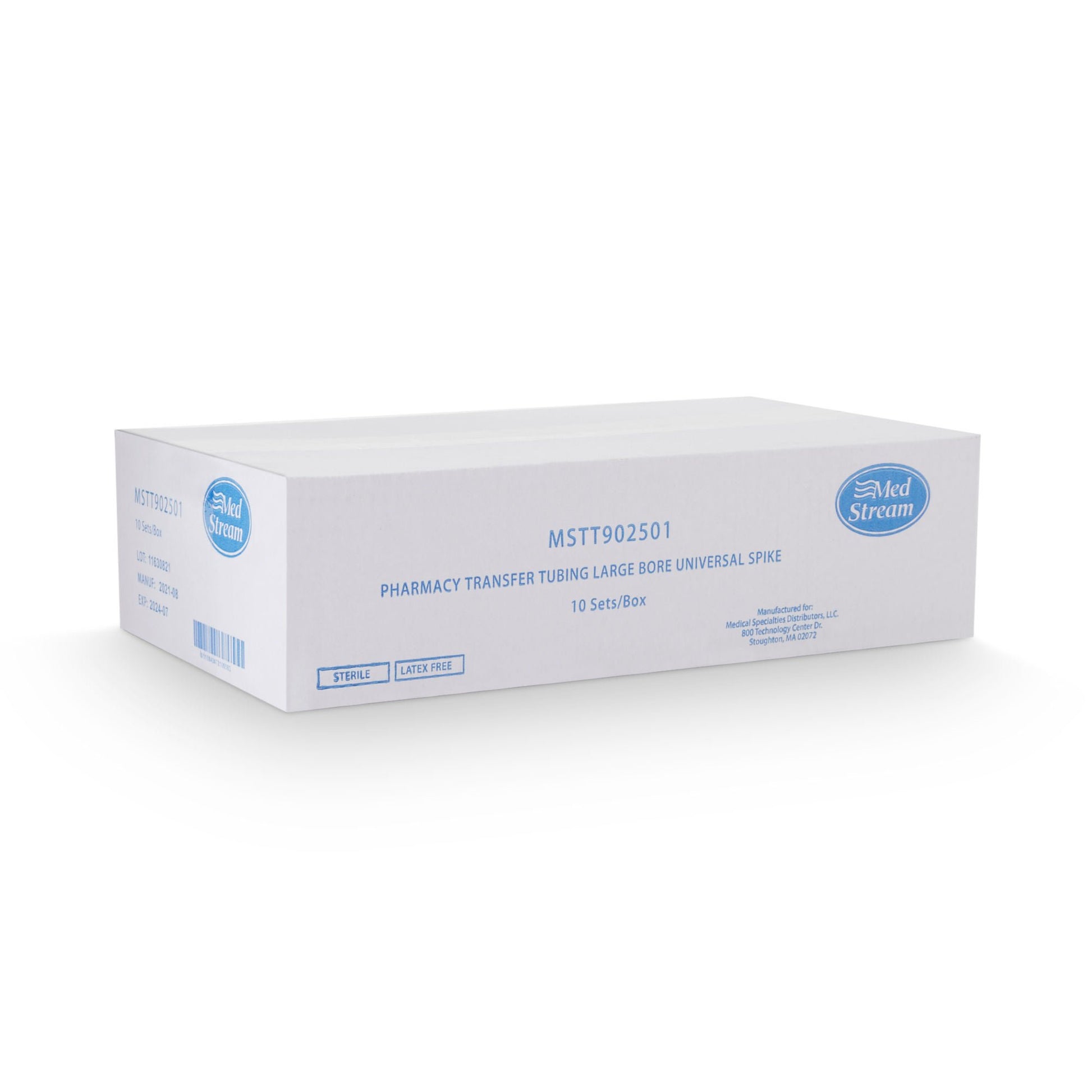 McKesson Pharmacy Pump Tube Set Non-DEHP Universal Vented / Non-Vented Large Bore