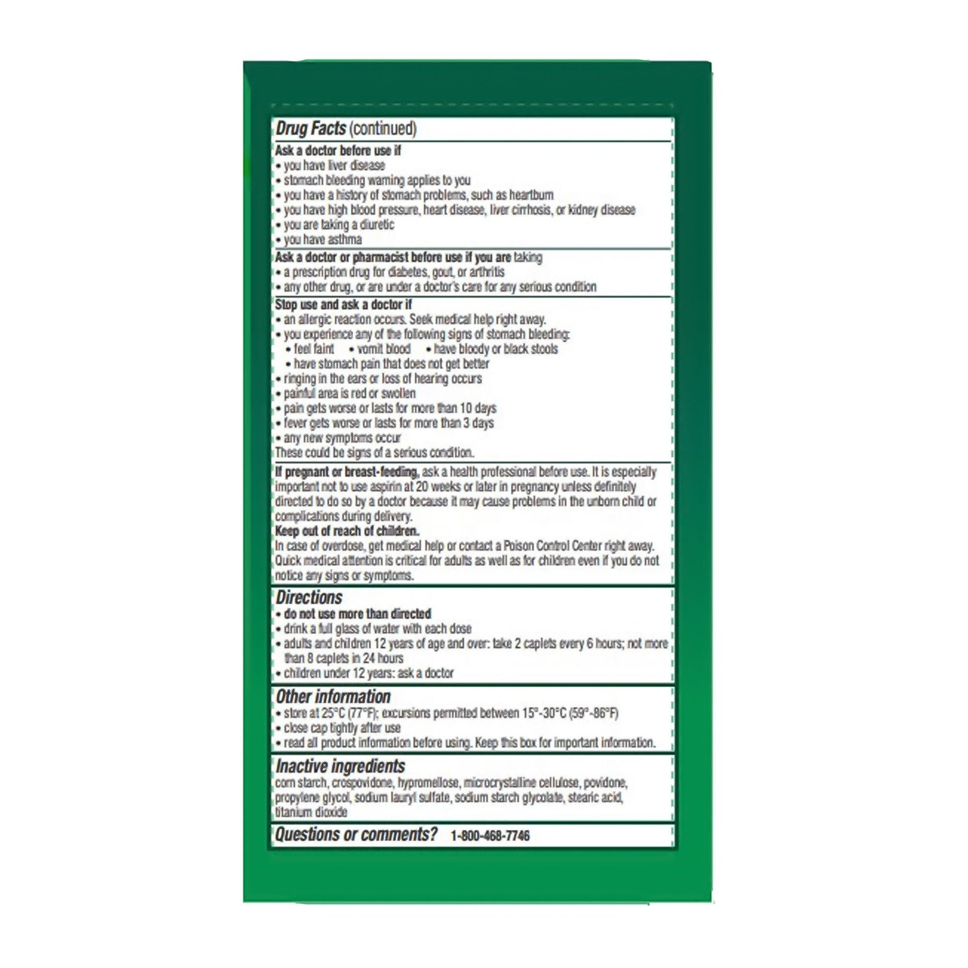 Excedrin® Migraine Relief Caplets with Acetaminophen, Aspirin and Caffeine