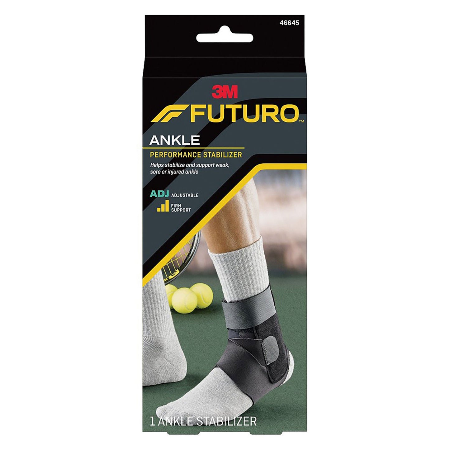 3M™ Futuro™ Ankle Performance Stabilizer, Adjustable, Adult, Black