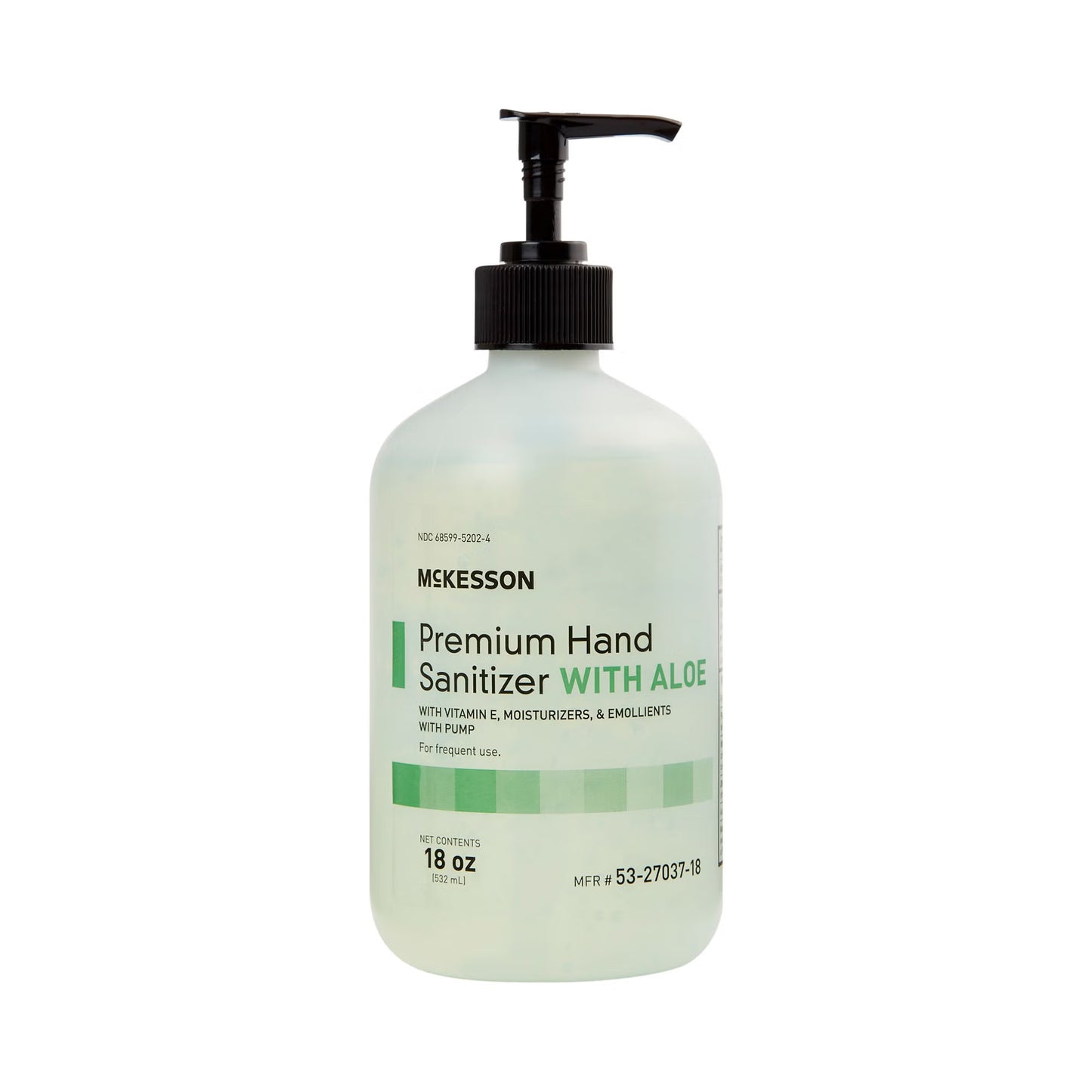 McKesson Premium Hand Sanitizer with Aloe, Gel, Pump Bottle