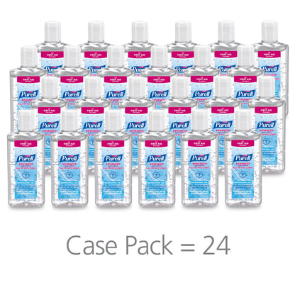 Purell® Advanced Hand Sanitizer 70% Alcohol Gel, Bottle, Fruit Scent