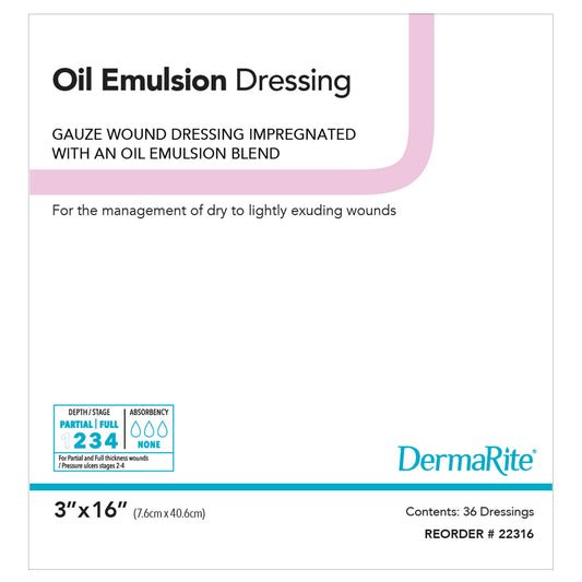 DermaRite® Oil Emulsion Wound Dressing