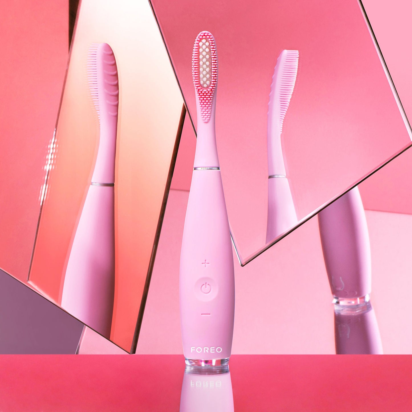 ISSA™ 3 Silicone Sonic Toothbrush, Pink