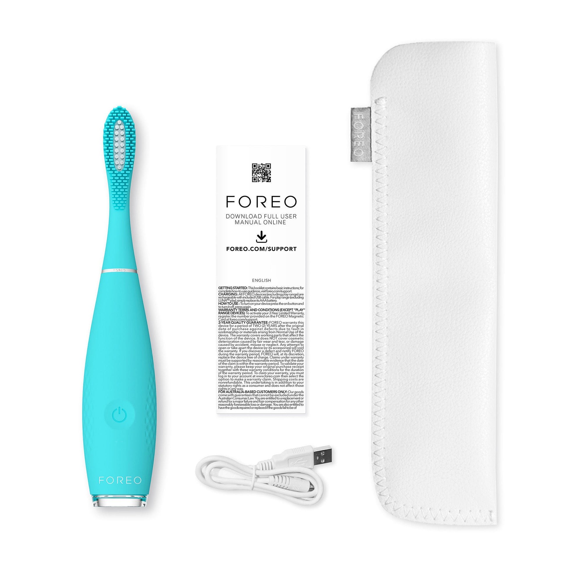 ISSA™ mini 3 Silicone Sonic Toothbrush, Summer Sky