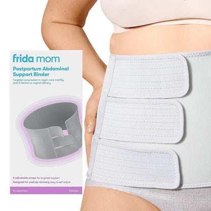 Fridababy Abdominal Binder Hook and Loop Strap Closure 29 to 46 Inch Waist Circumference Adult
