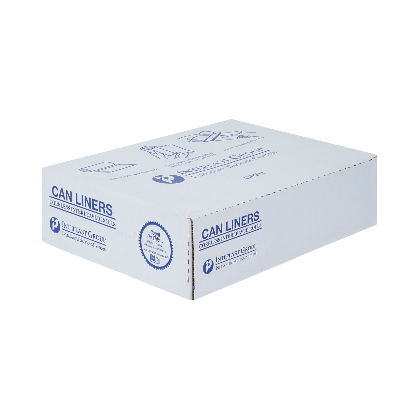 McKesson Super Plus Duty Trash Bag, Clear