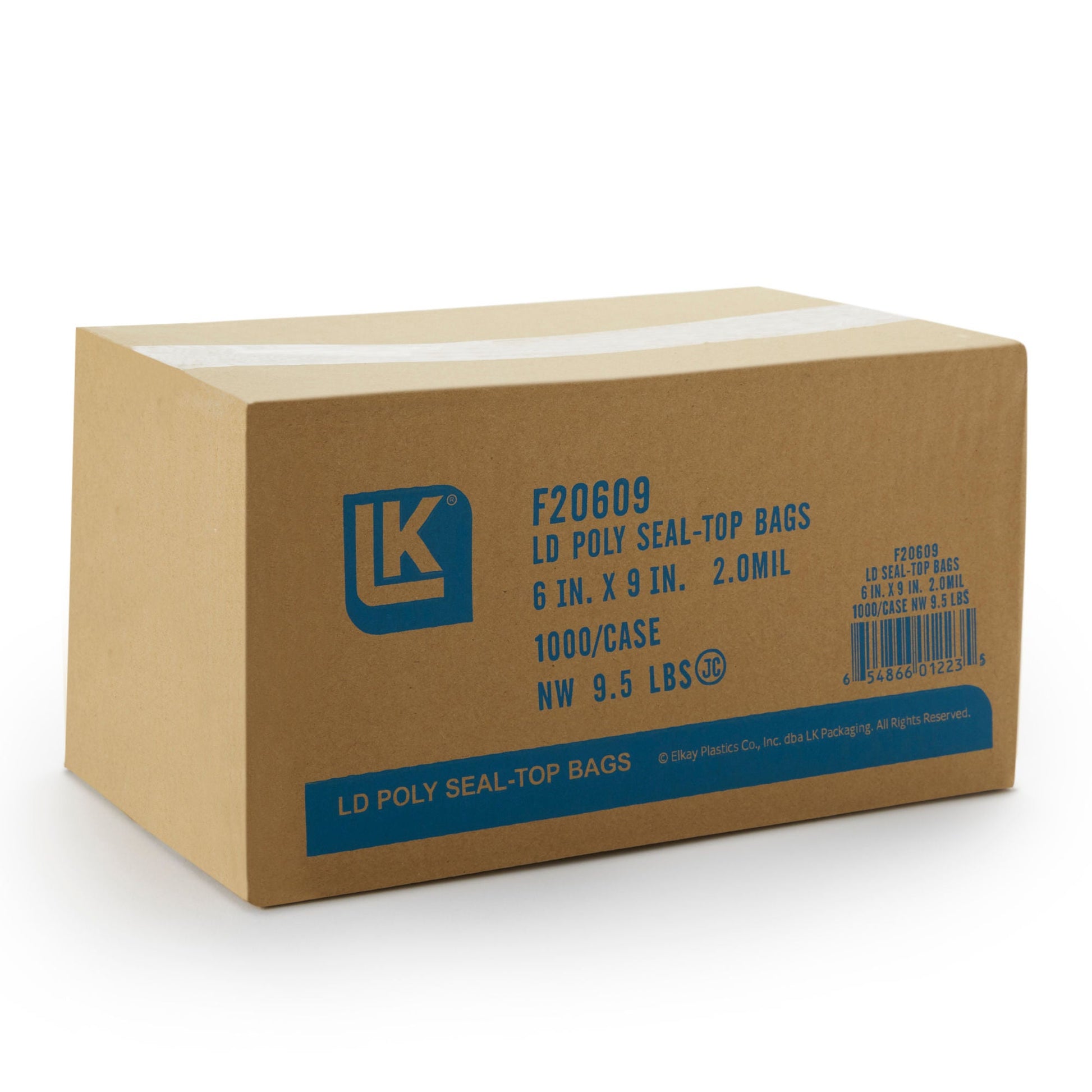 LK® Clear Line Zipper Reclosable Bag