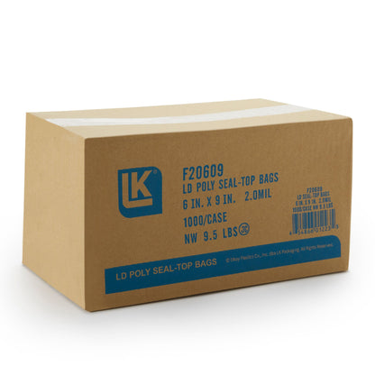 LK® Clear Line Zipper Reclosable Bag