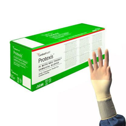 Sterile Protexis™ PI with Neu-Thera® Polyisoprene Surgical Gloves, Ivory - view 2
