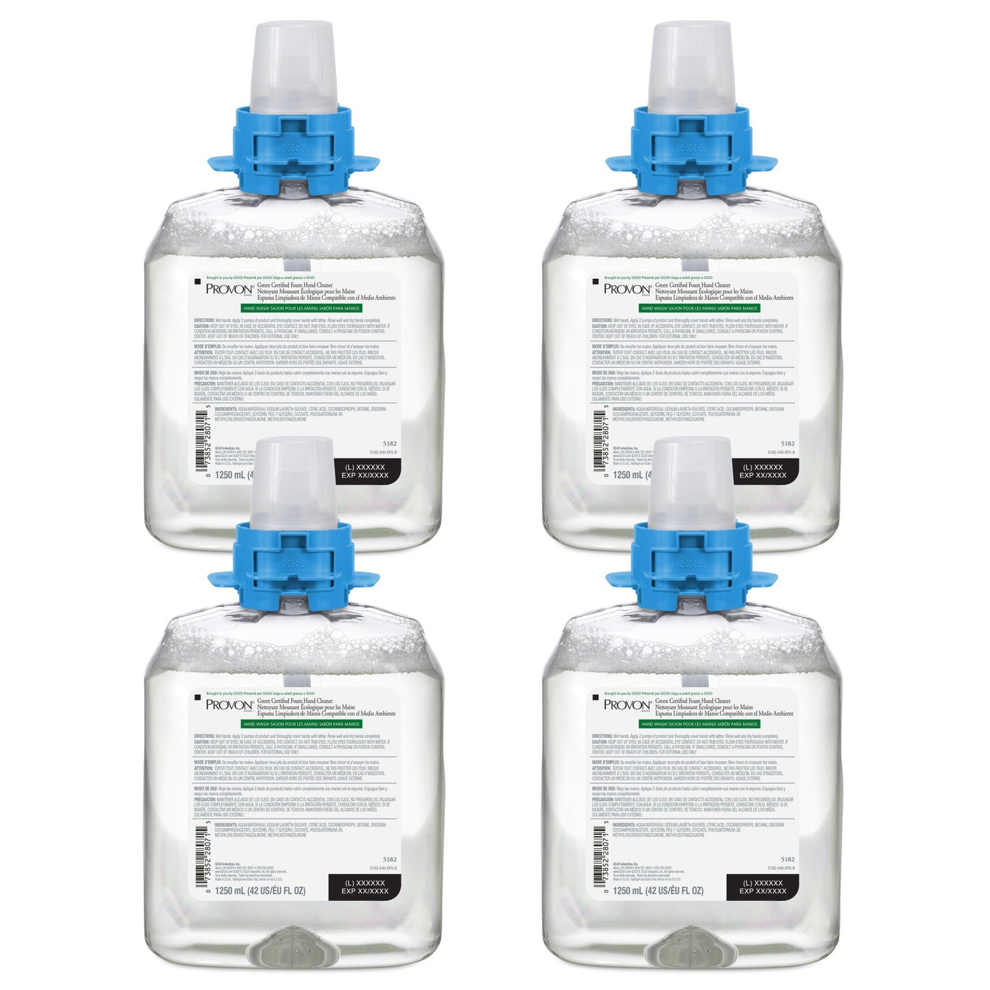 Provon® Green Certified Foam Hand Cleaner, Refill for FMX-12™ Dispenser