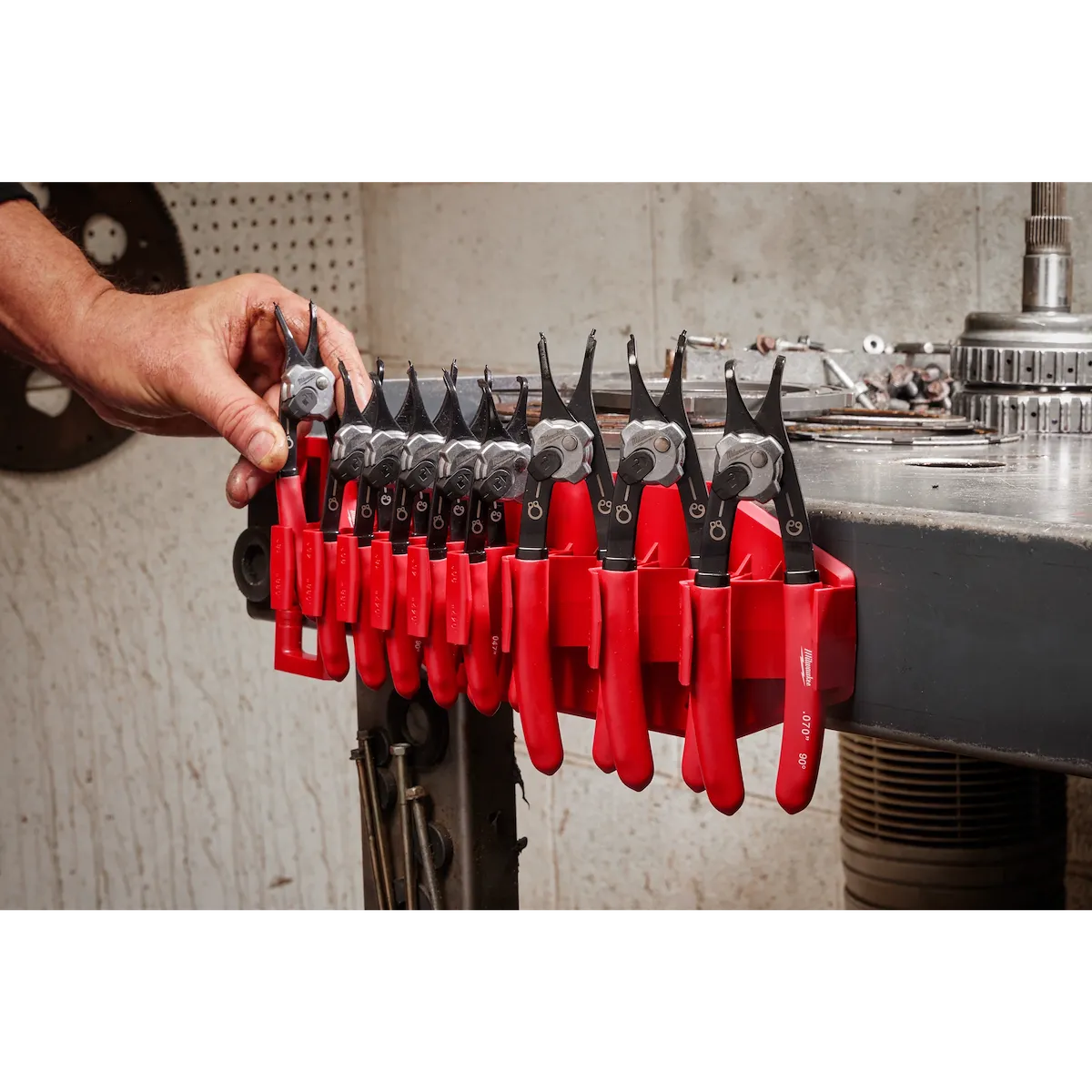 Milwaukee 9PC Snap Ring Pliers Set 48-22-6539 | 9-Piece, Black Oxide
