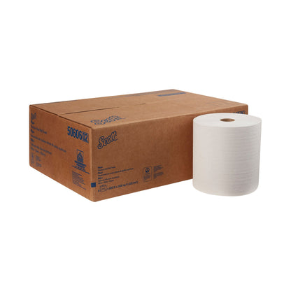 Scott® Essential White Paper Towel, Hardwound Roll