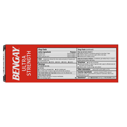 Bengay® Ultra Strength Topical Analgesic Cream, tube