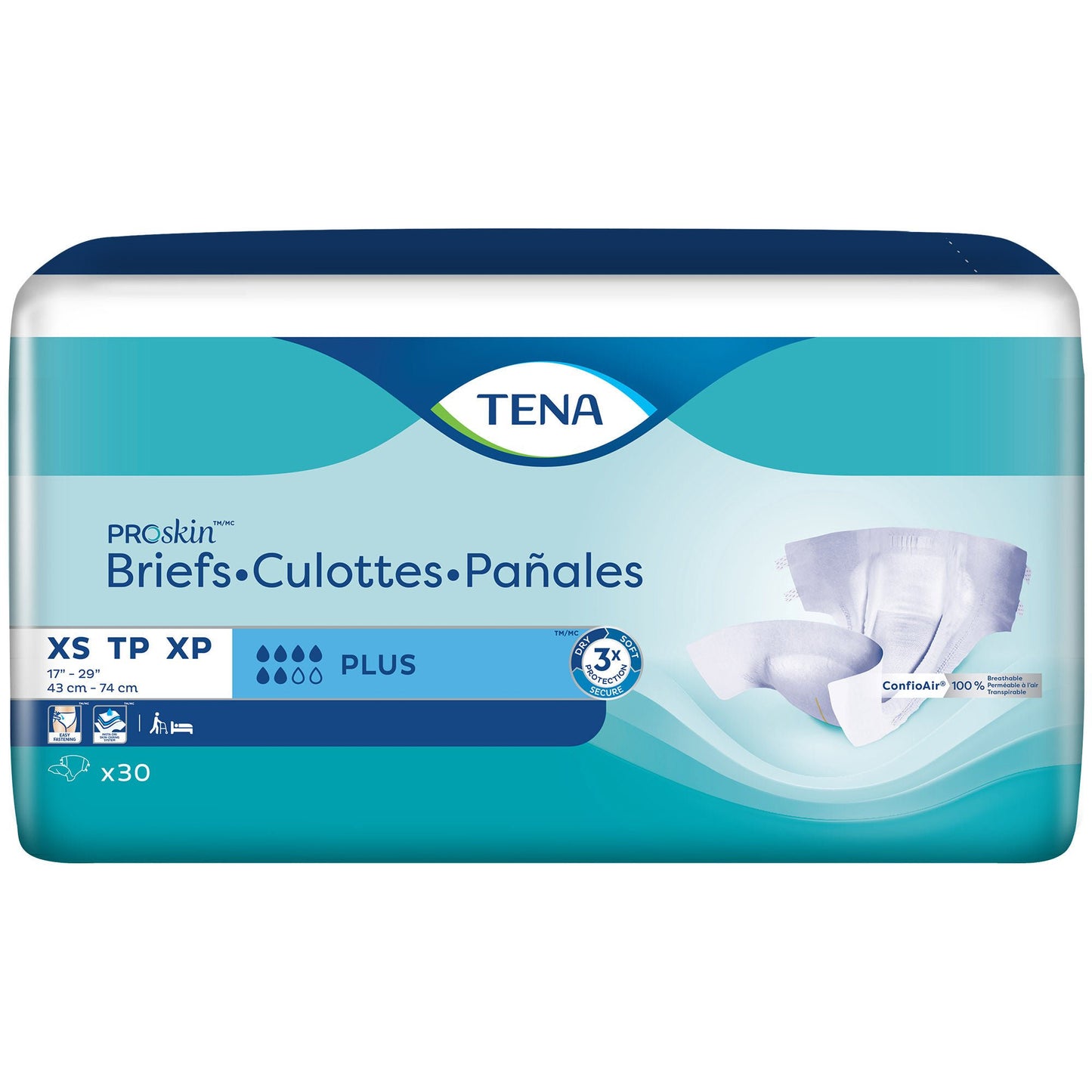 Tena® ProSkin™ Incontinence Brief, Extra Small