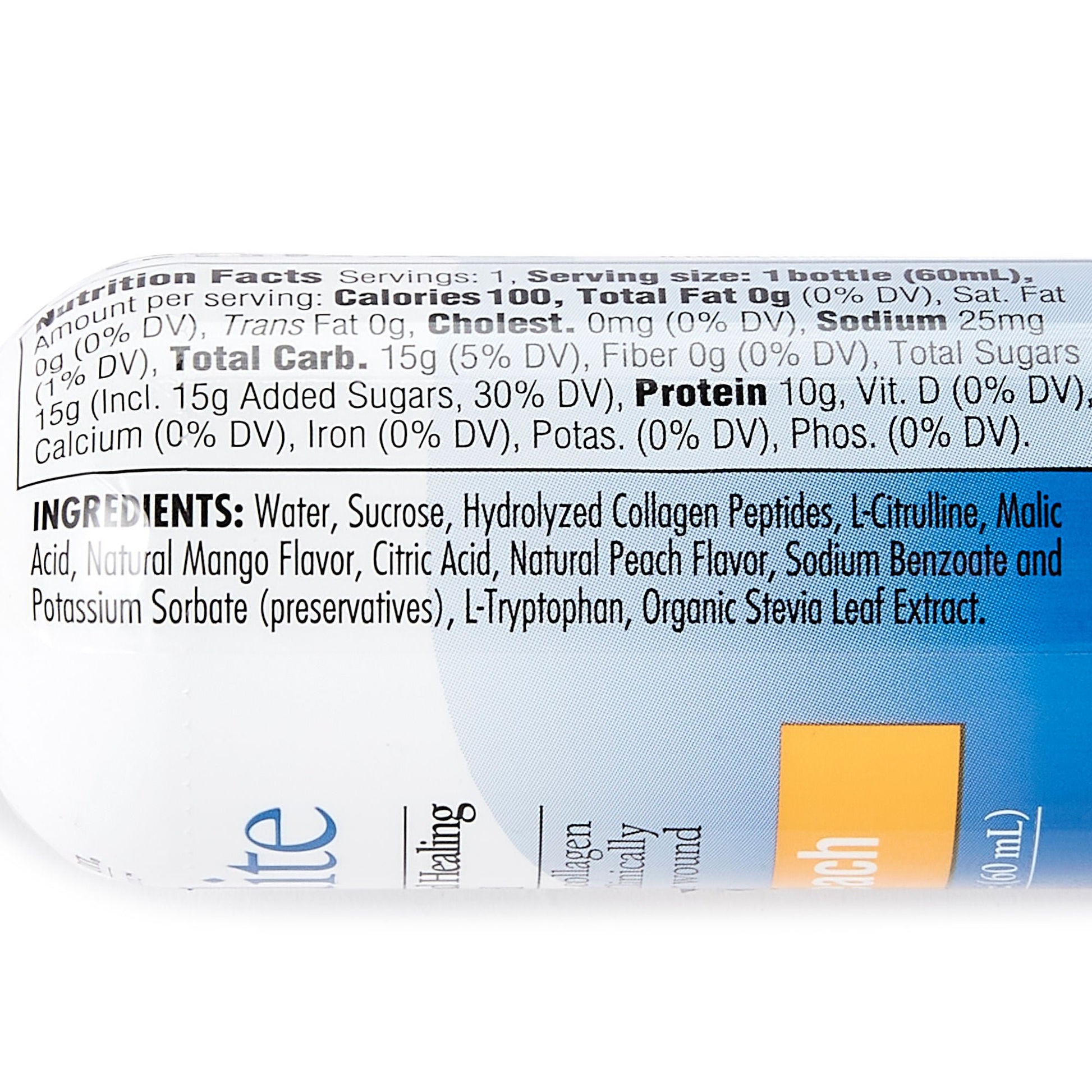 Expedite™ Mango-Peach Concentrated Collagen Dipeptides Medical Food