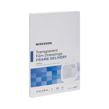 McKesson Octagonal Dressing with Frame-Style Delivery, Transparent