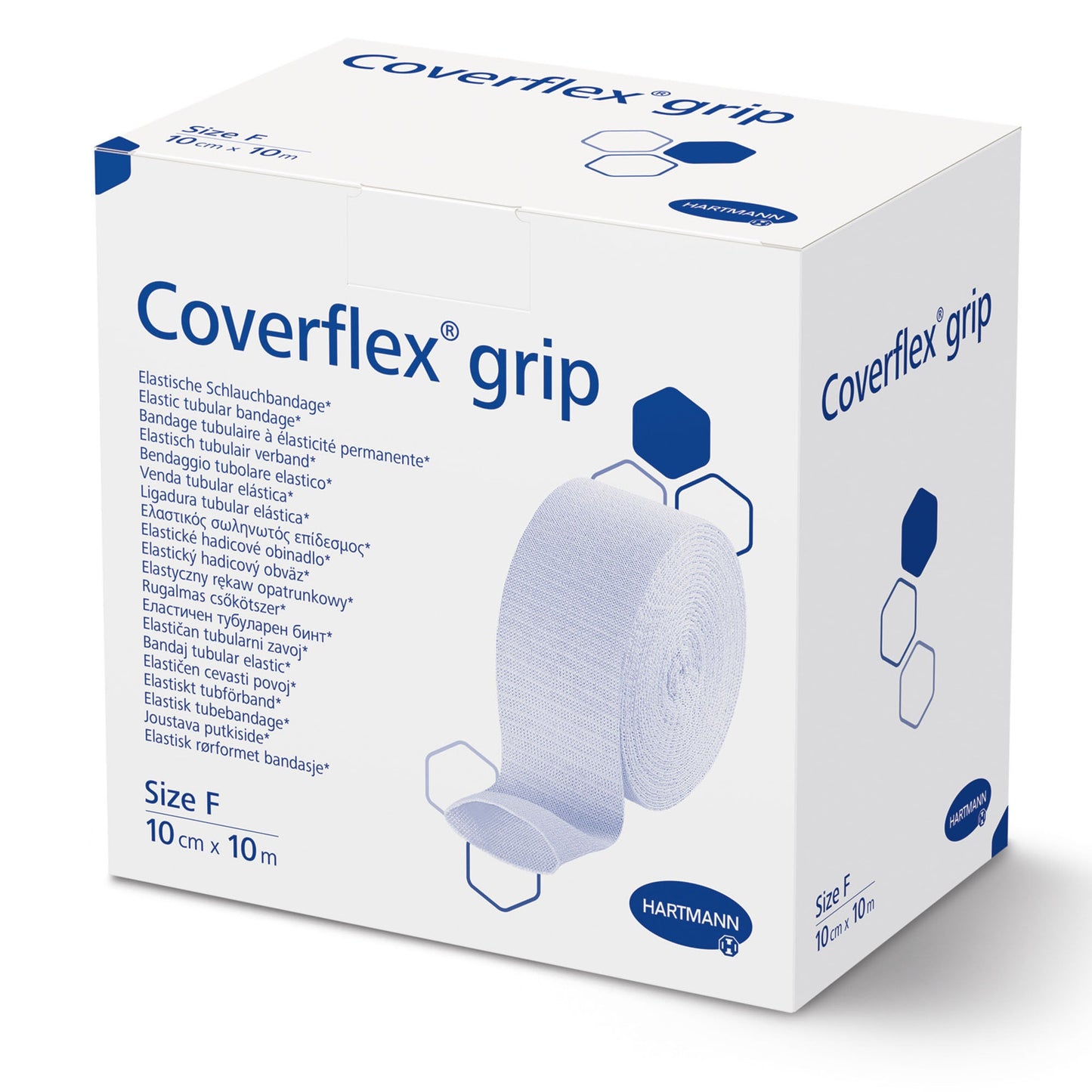 Coverflex® grip Pull-On Elastic Tubular Support Bandage, 4" x , Size F