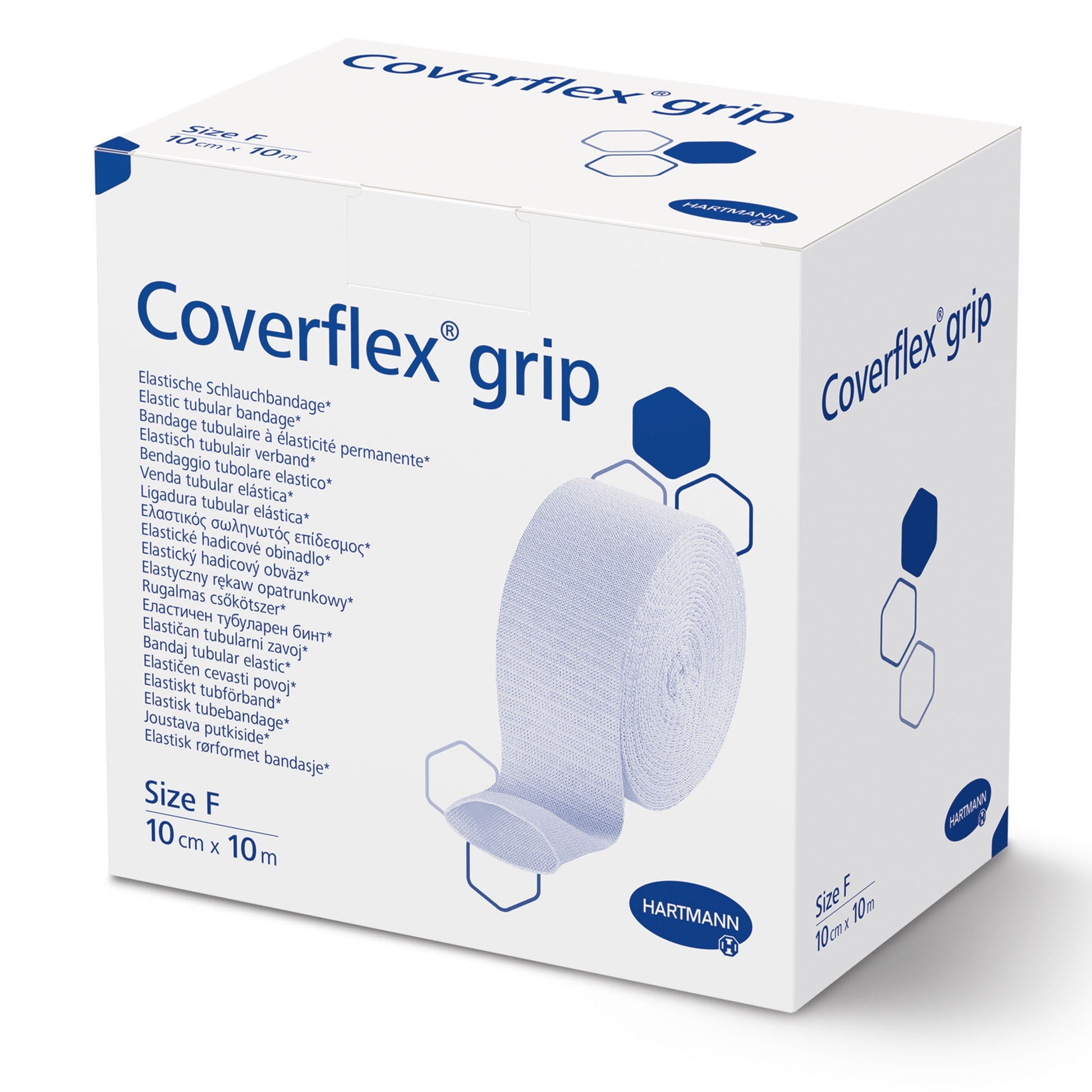 Coverflex® grip Pull-On Elastic Tubular Support Bandage, 4" x , Size F