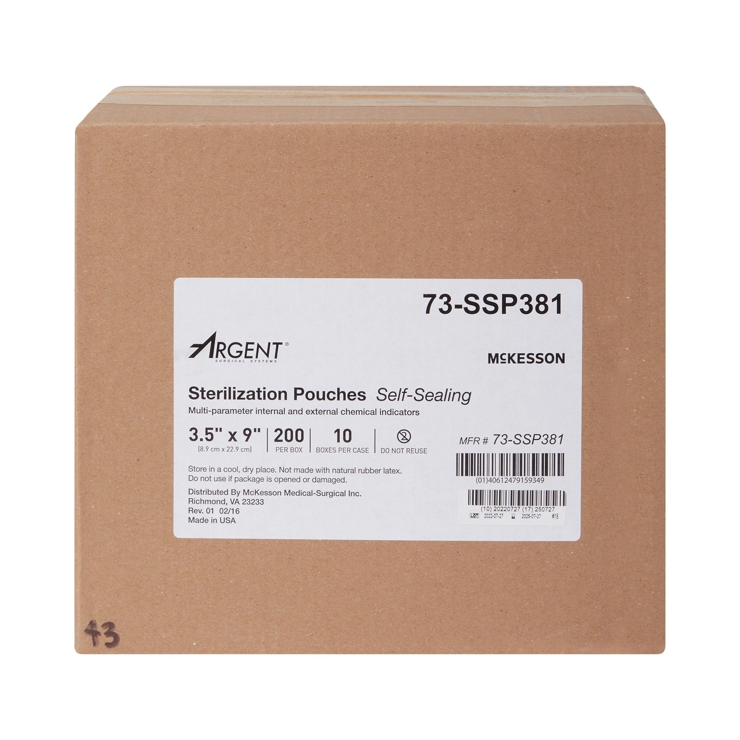 McKesson Argent® Sure-Check® Sterilization Pouch