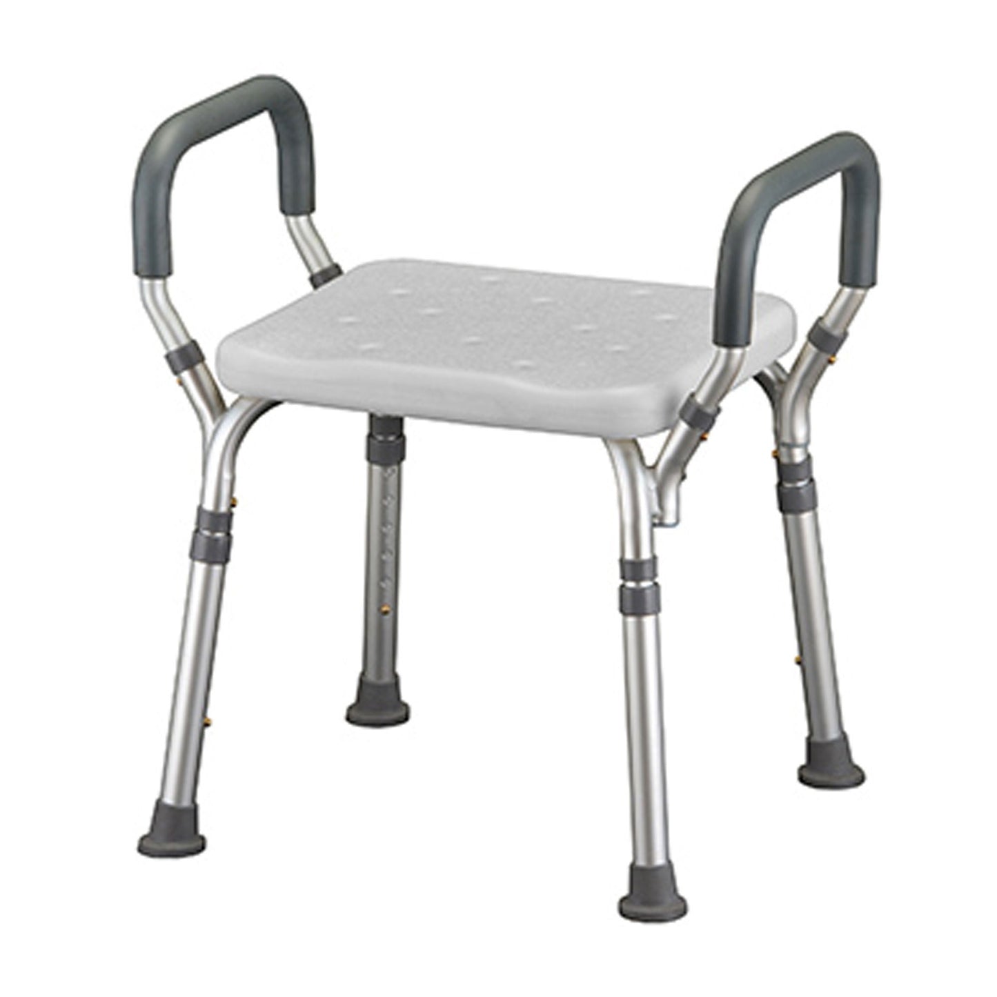 Nova Bath Bench Removable Arms Aluminum Frame Without Backrest 15-3/4 Inch Seat Width 300 lbs. Weight Capacity