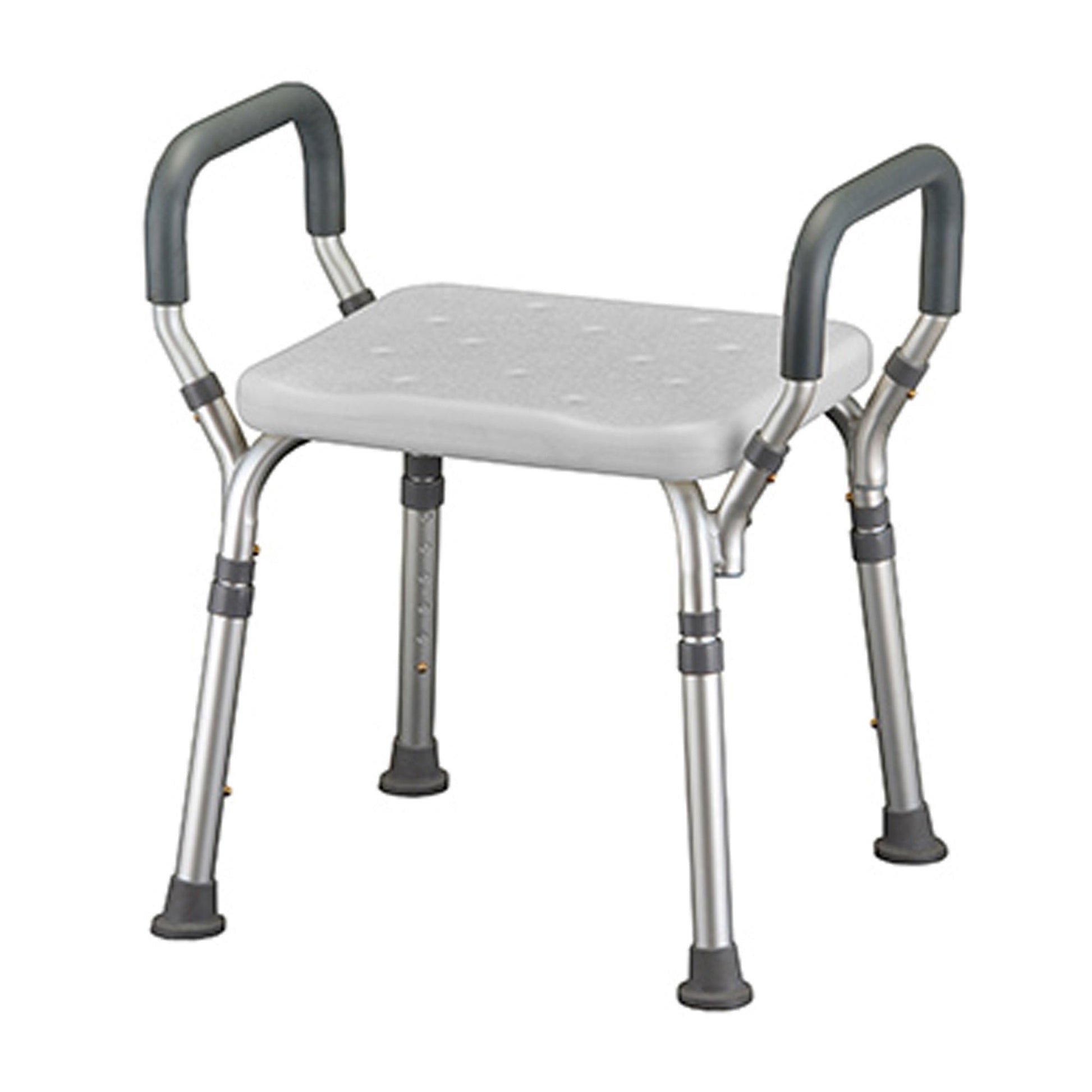 Nova Bath Bench Removable Arms Aluminum Frame Without Backrest 15-3/4 Inch Seat Width 300 lbs. Weight Capacity
