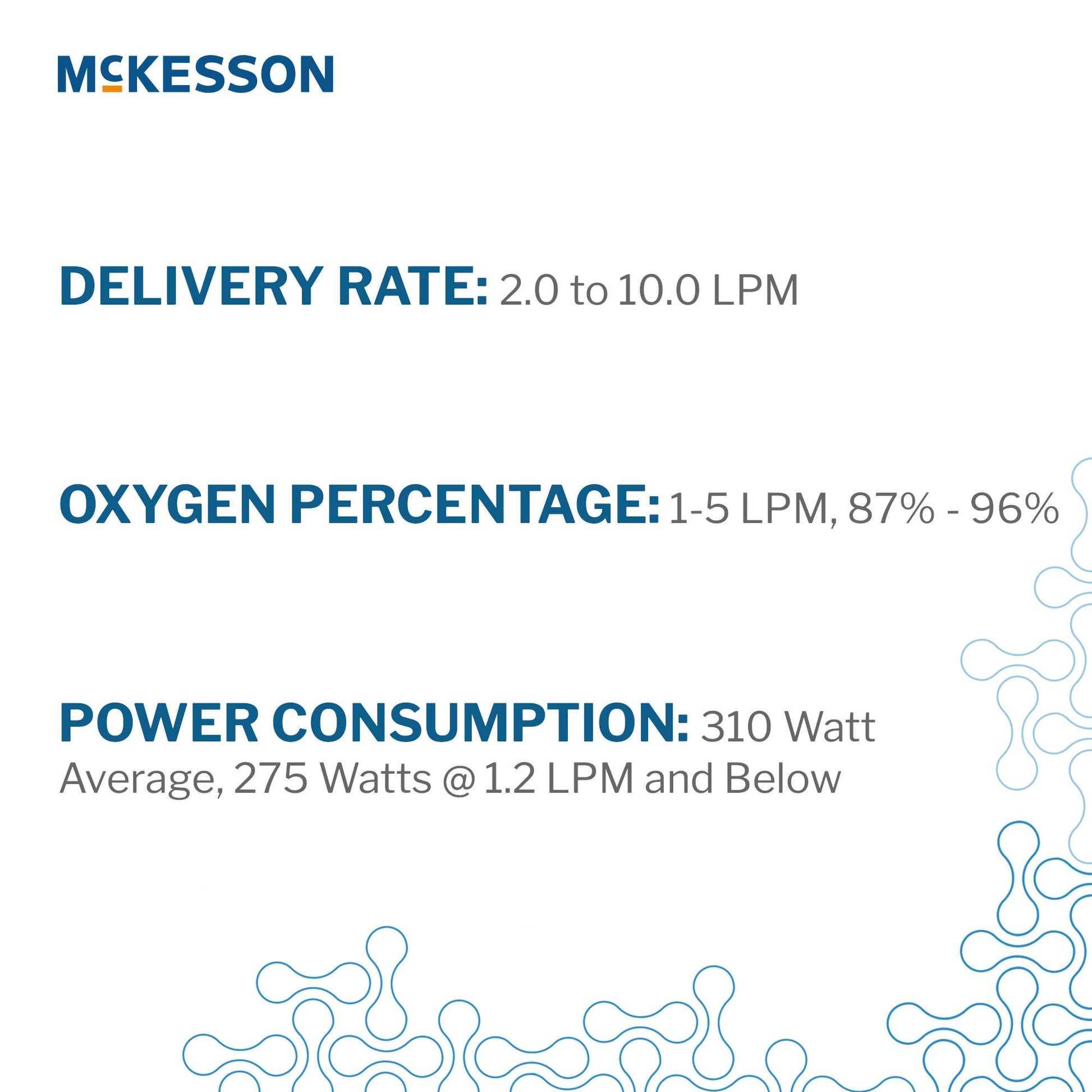 McKesson Compact Concentrator with Oxygen Sensing Device
