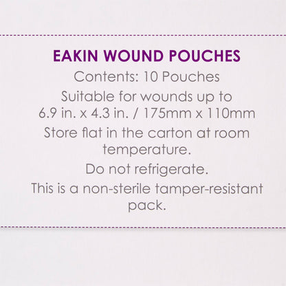 Eakin® Fistula and Wound Drainage Pouch, Cut to Fit Stomas 173 x