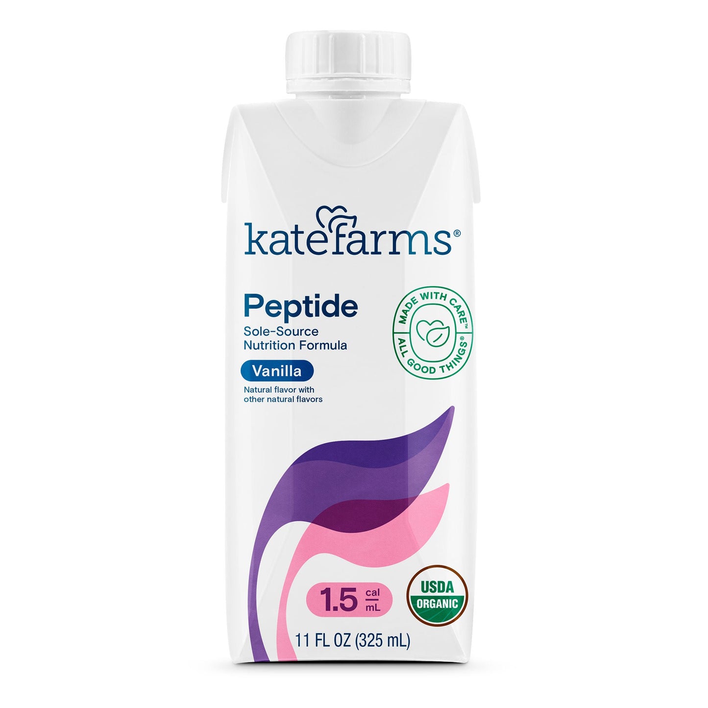 Kate Farms® Peptide 1.5 Vanilla Sole-Source Nutrition Formula, carton