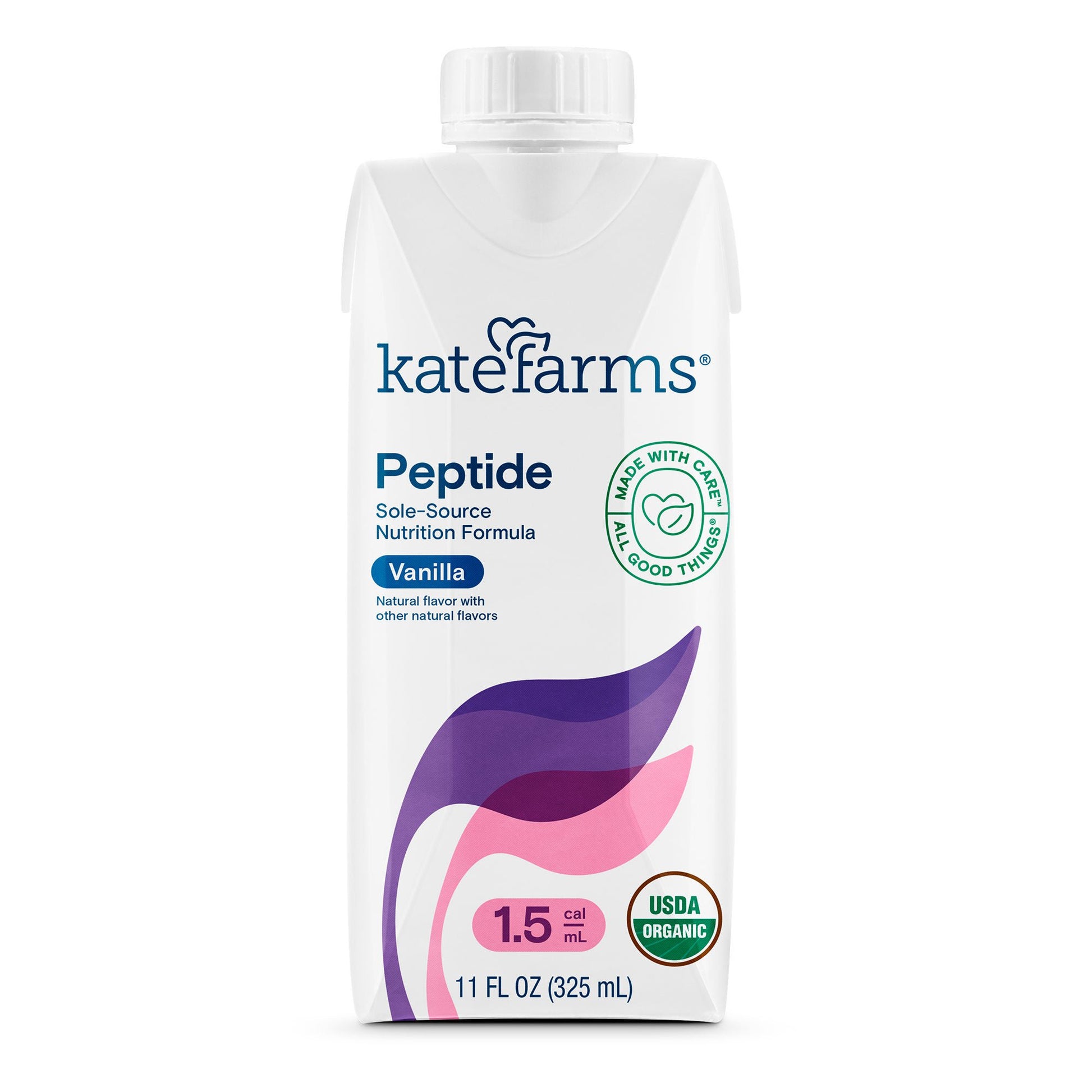 Kate Farms® Peptide 1.5 Vanilla Sole-Source Nutrition Formula, carton