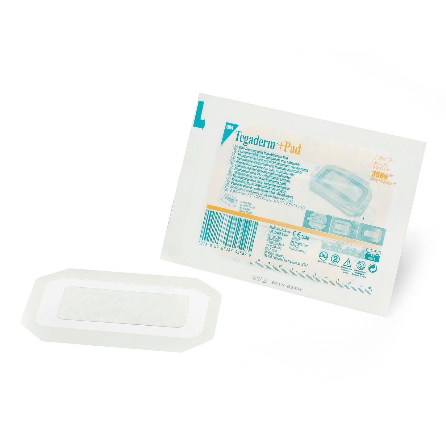 3M™ Tegaderm™ Transparent Film Dressing with Pad