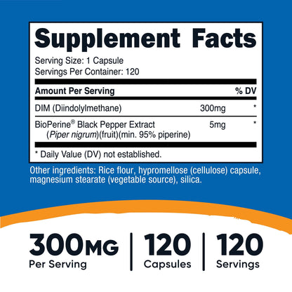 nutricost® Diindolylmethane (DIM) Dietary Supplement