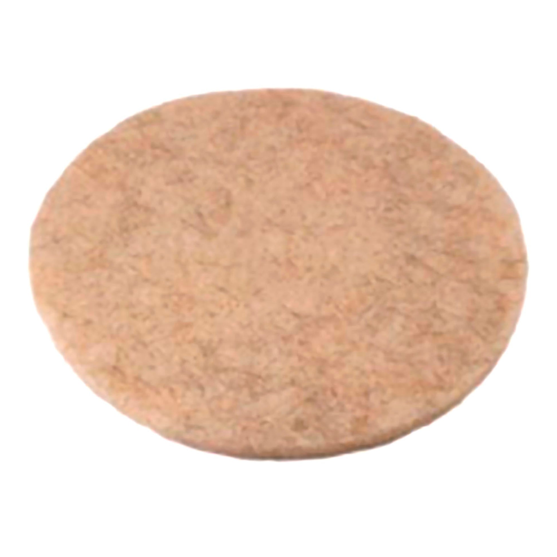 Performance Plus Hard Floor Burnishing Pad 20 Inch Diameter Natural Medium Natural Hair / Polyester