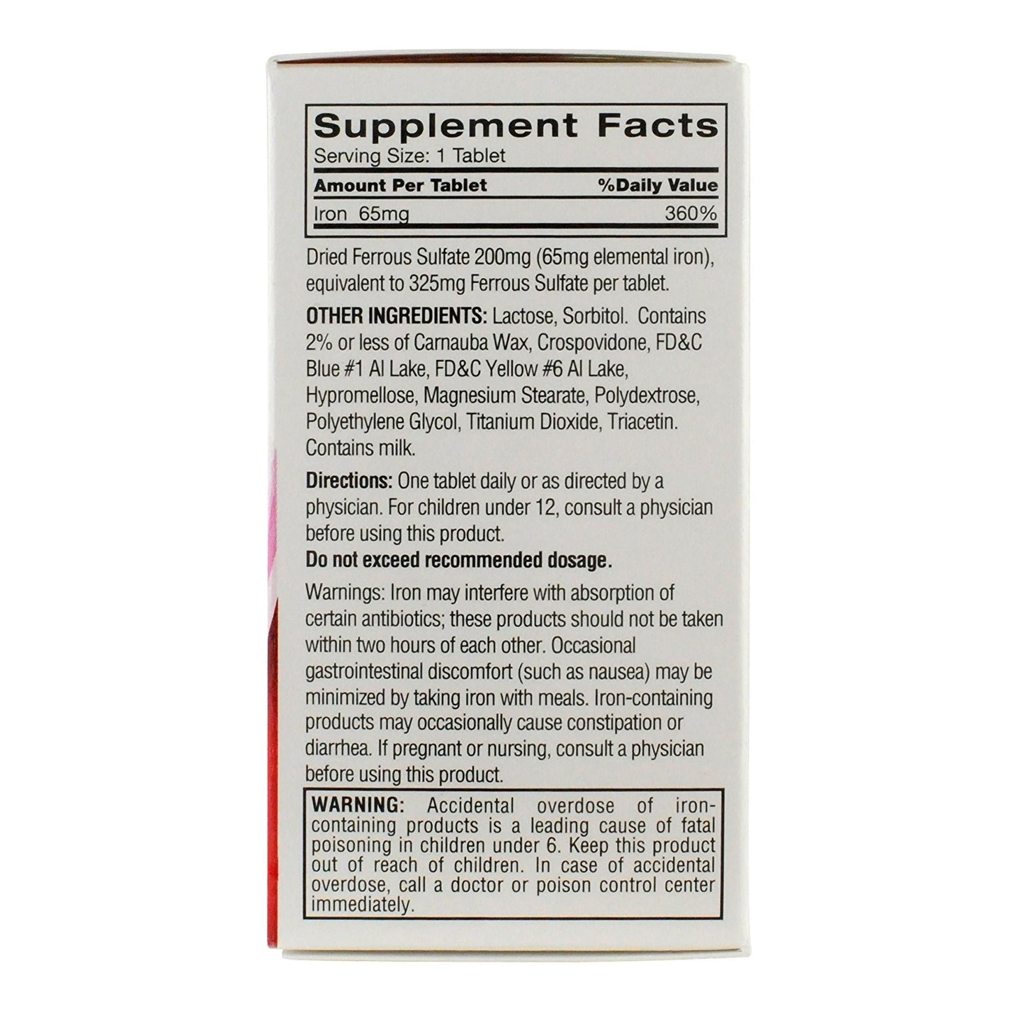 Feosol Ferrous Sulfate Iron Tablets Original