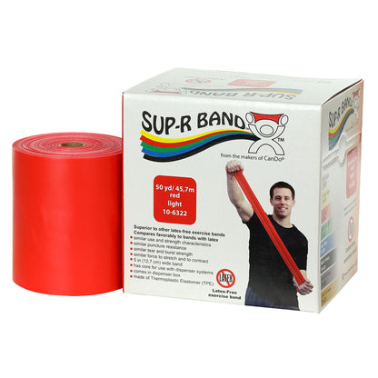 Sup-R Band® Exercise Resistance Band, Red, Light Resistance
