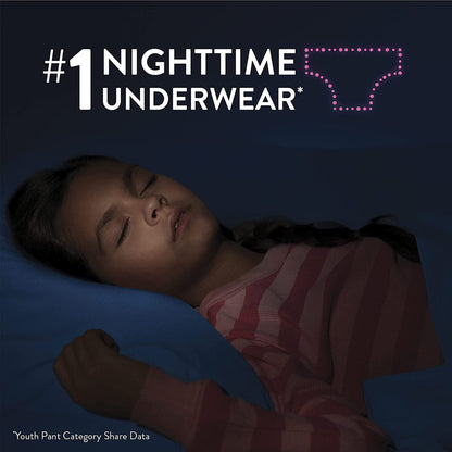 GoodNites® Night Time Underwear, for Girls weighing 68 – 95 lbs.