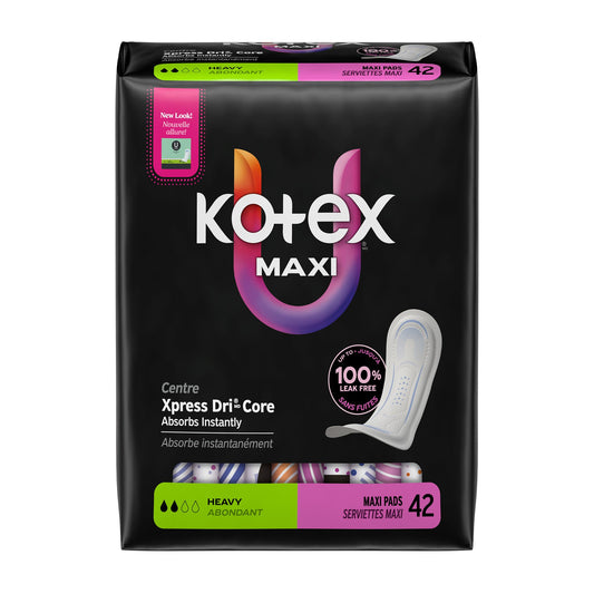 U by Kotex Feminine Pad Maxi Heavy Absorbency