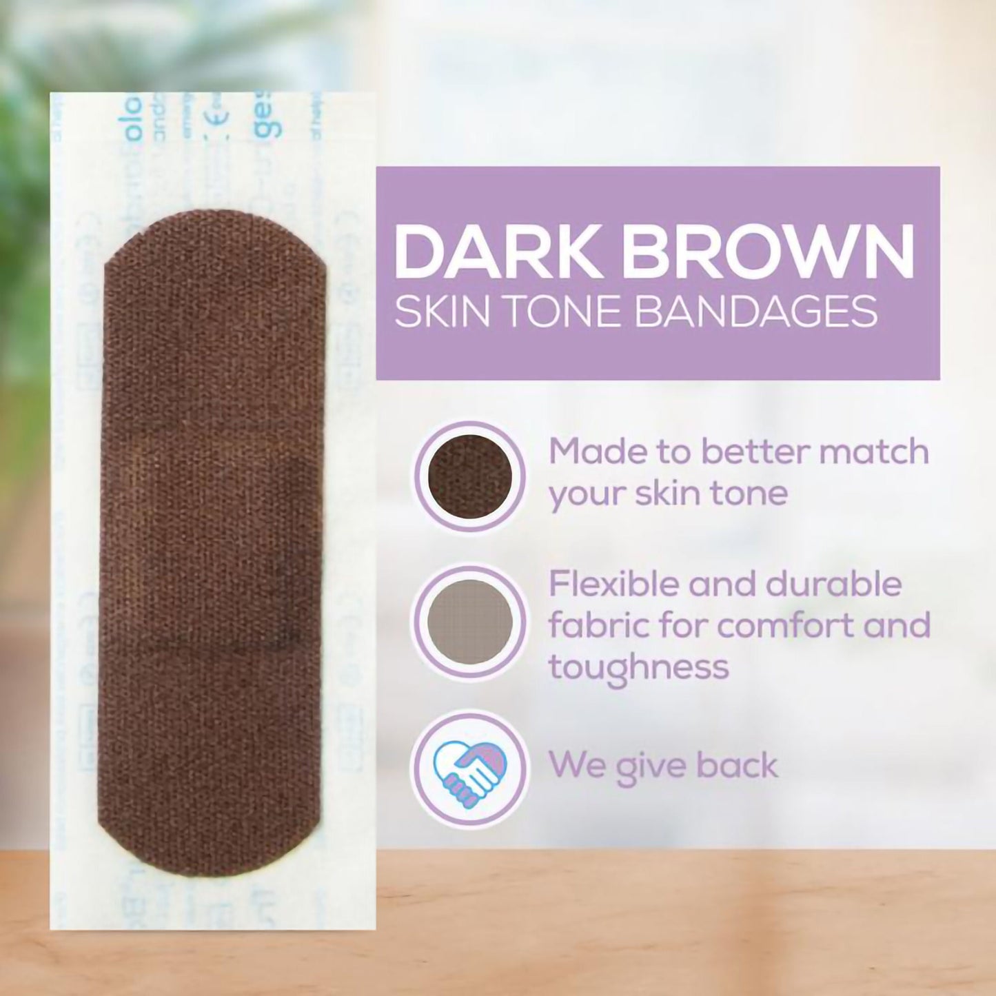 TruColour® Dark Brown Adhesive Strip