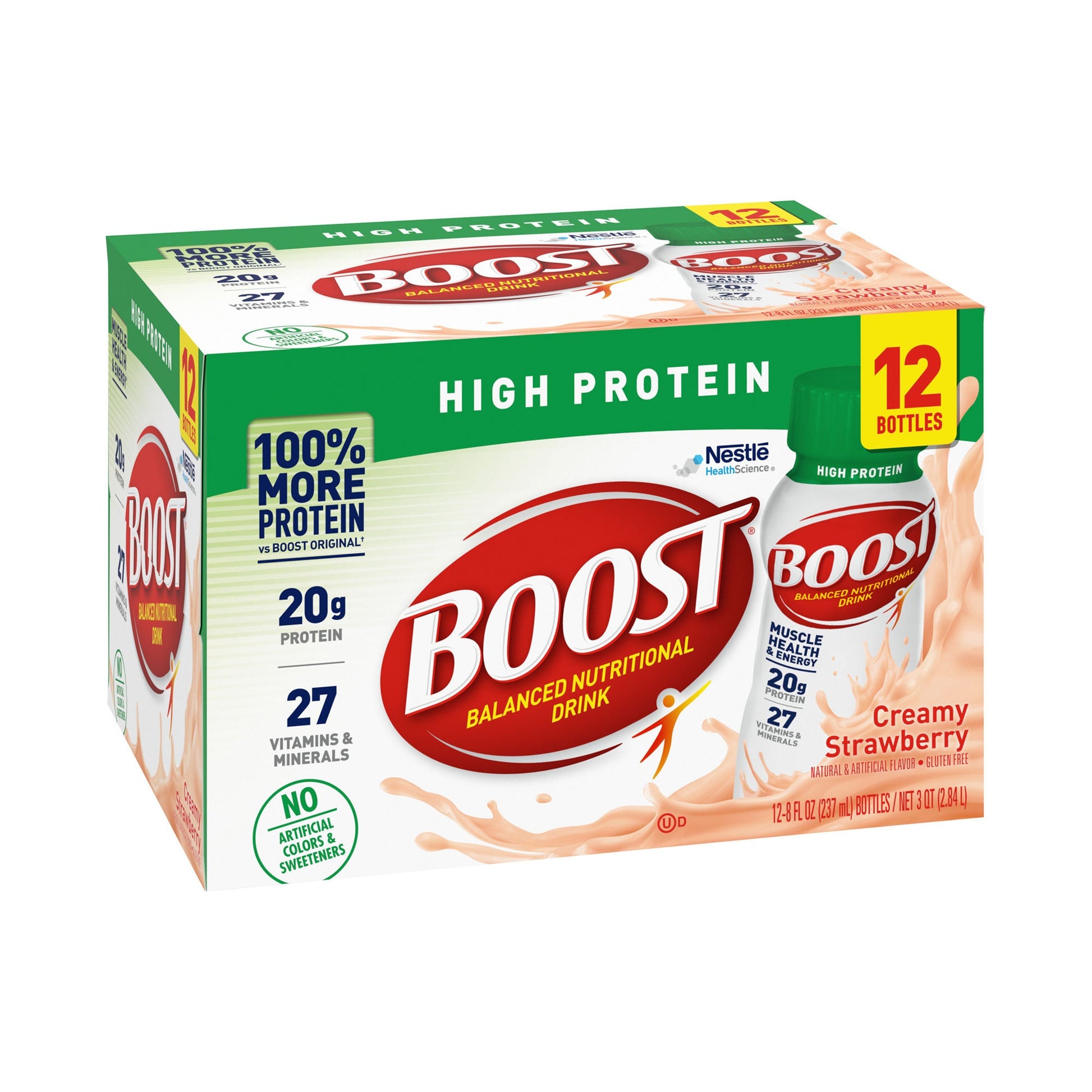 Boost® High Protein Strawberry Complete Nutritional Drink, Bottle