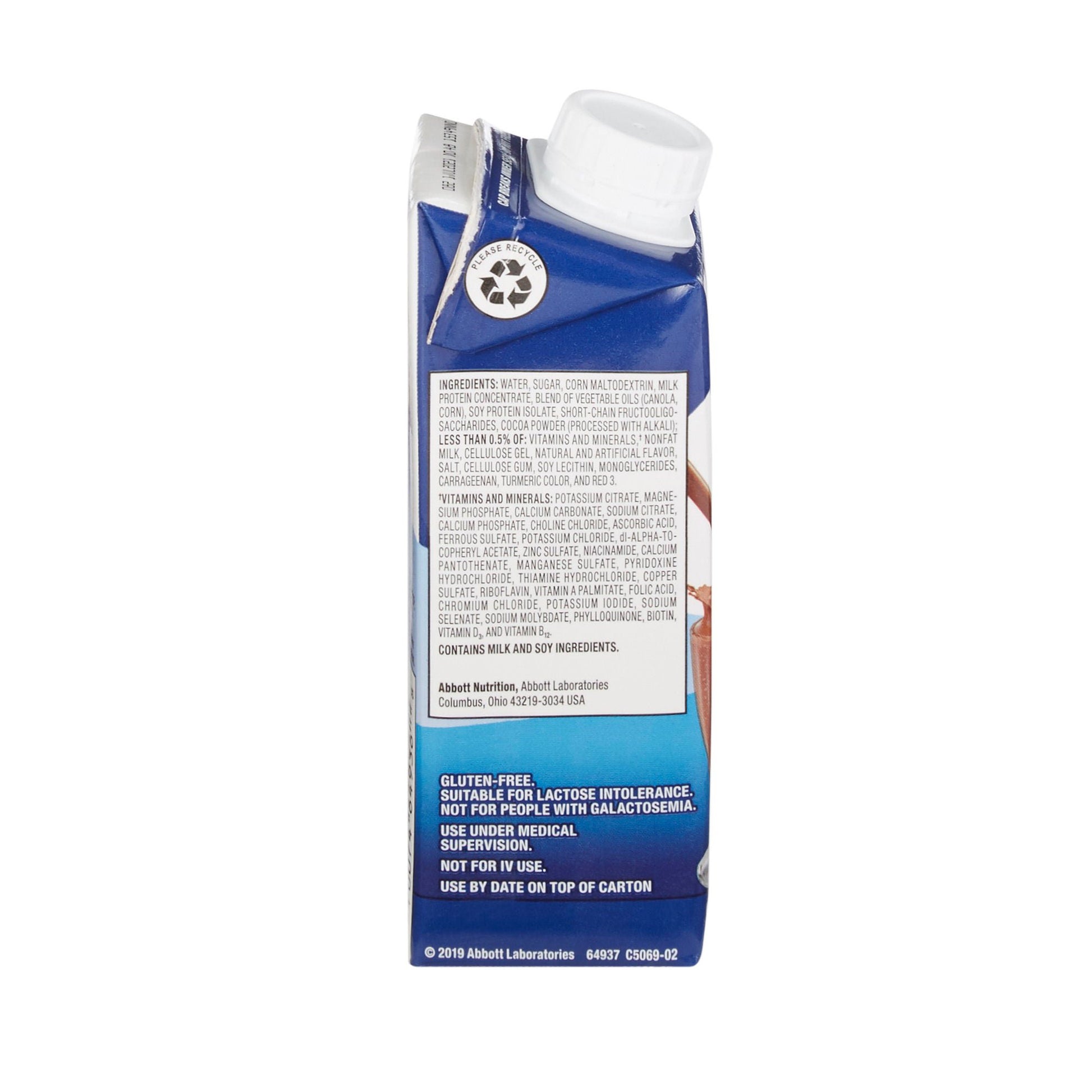 Ensure® Original Therapeutic Nutrition Shake, Chocolate, carton