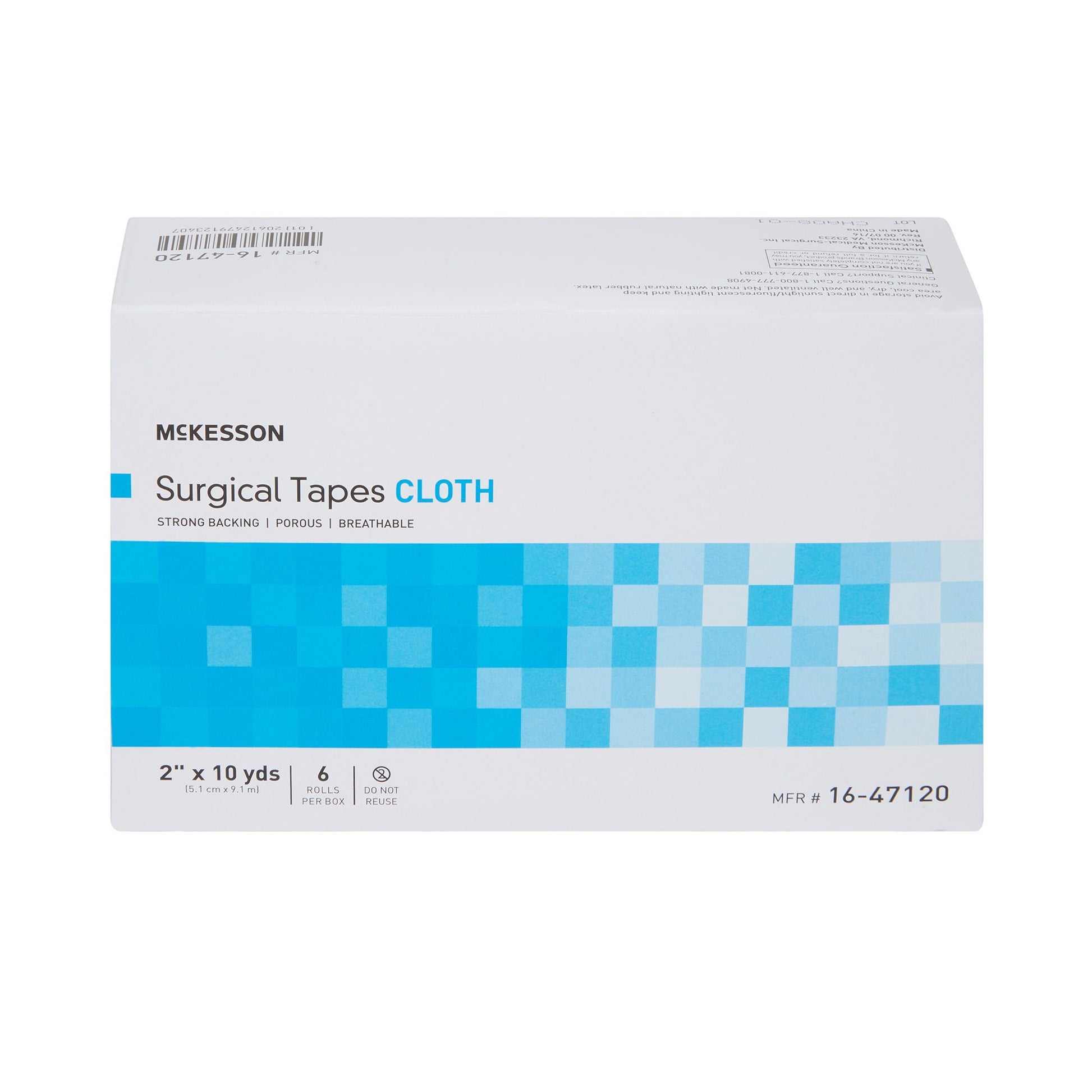 McKesson Silk-Like Cloth Medical Tape, White