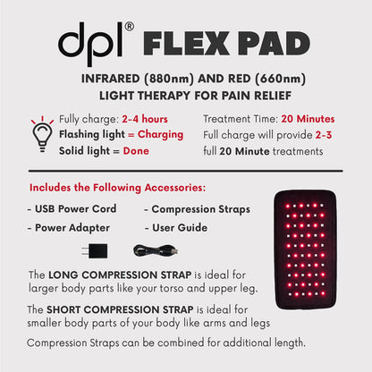 dpl® Flex Pad LED Light Therapy Device