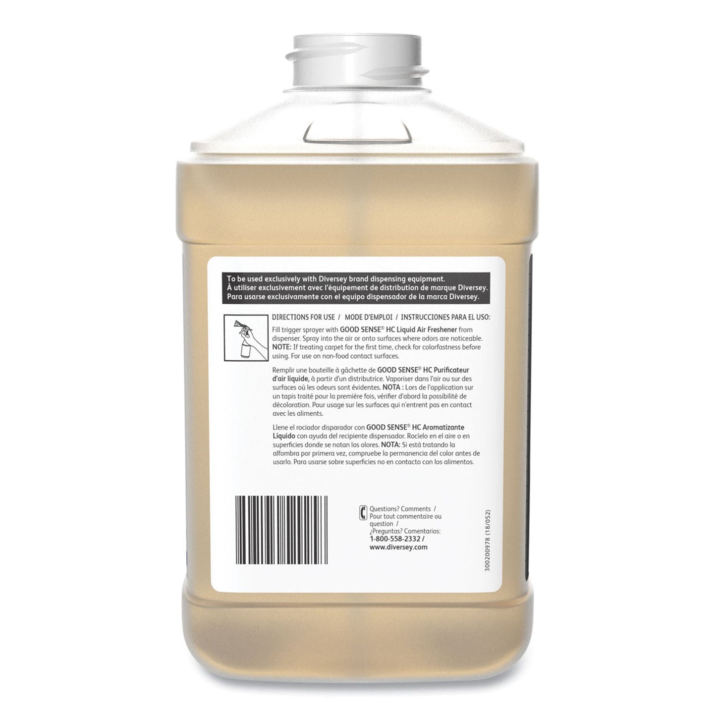 Good Sense® HC Liquic Air Freshener, Green Apple Scent