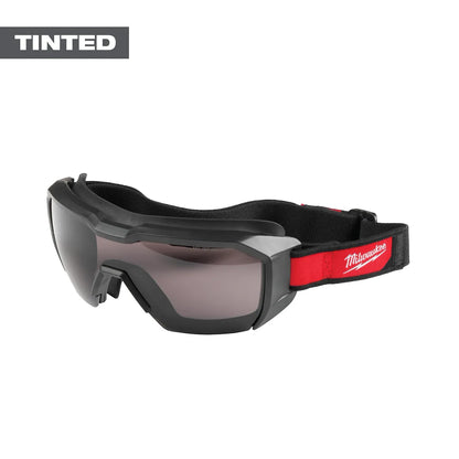 Milwaukee Vented Low-Profile Goggles - Tinted Dual Coat Lens 48-73-2061