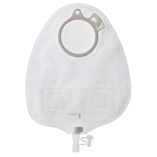 Assura® Two-Piece Transparent Urostomy Pouch, Red Match