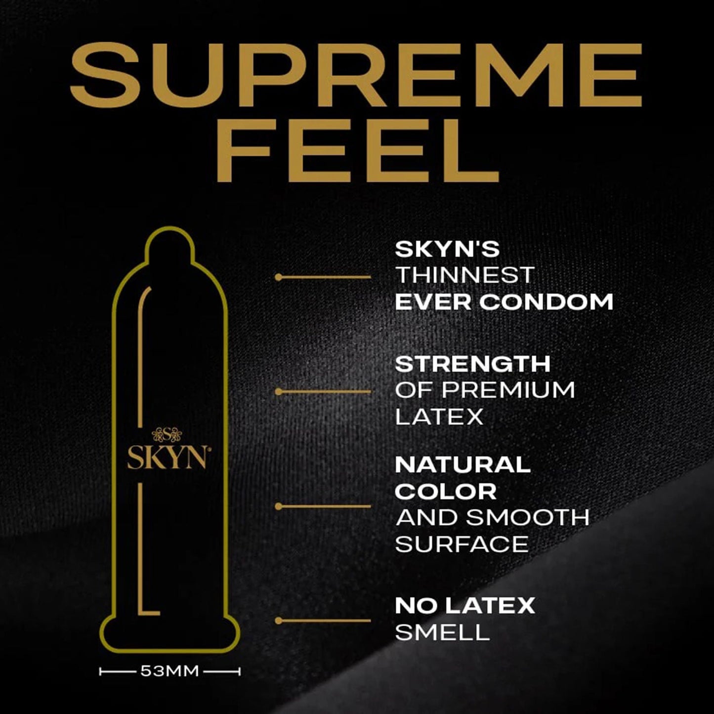 Skyn® Supreme Nonlatex Condoms