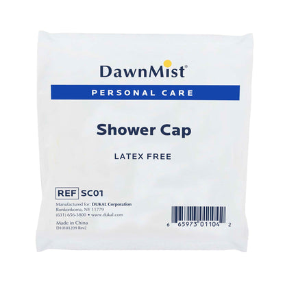 DawnMist® Shower Cap, Individually Packed, Clear